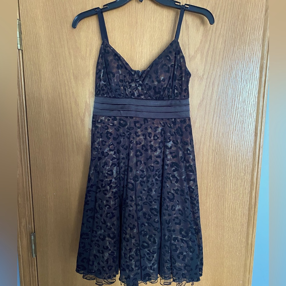 Cheetah print dress